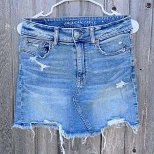 AE super stretch denim skirt